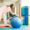 fisioterapeuta en sesión fisioterapia pediátrica con infante pelota